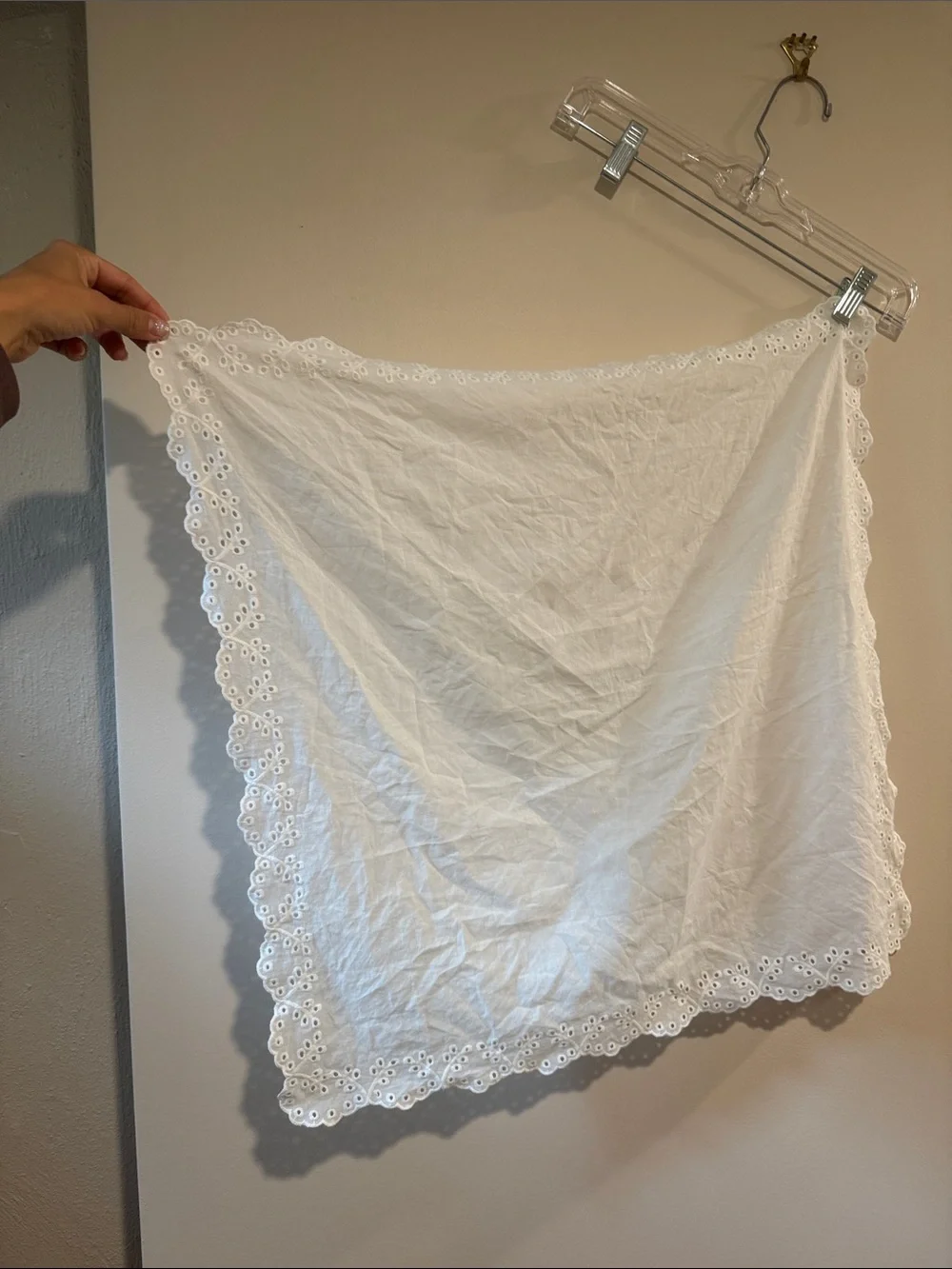 GAP 100% Cotton Eyelet Bandana Scarf
